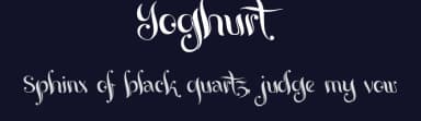 Yoghurt by Måns Grebäck — Script Handwritten Font — thumbnail 2