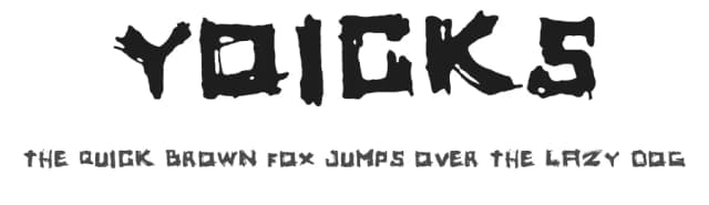 Yoicks by Andreas Johansson — Script Handwritten Font