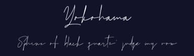 Yokohama by Lutfi Mubarok — Script Handwritten Font — thumbnail 2