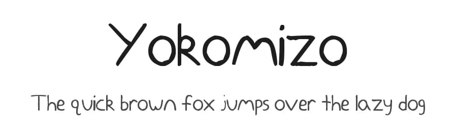 Yokomizo by Sinna — Script Handwritten Font