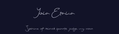 Yola Etalia by setyaisiam _type — Script Handwritten Font — thumbnail 2