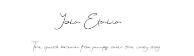 Yola Etalia by setyaisiam _type — Script Handwritten Font — thumbnail 1