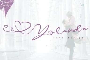 Yolanda Font by thomasaradea by thomasaradea — Script Handwritten Font — thumbnail 1