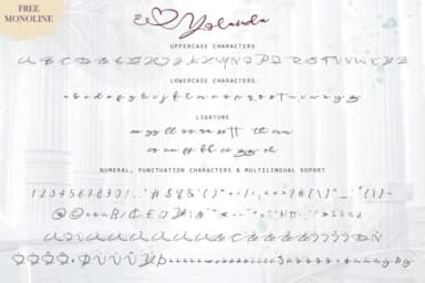 Yolanda Font by thomasaradea by thomasaradea — Script Handwritten Font — thumbnail 6