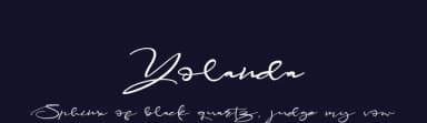 Yolanda by Letterara — Script Handwritten Font — thumbnail 2