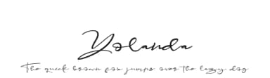 Yolanda by Letterara — Script Handwritten Font — thumbnail 1