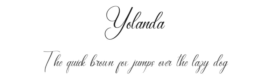 Yolanda by Erik Studio — Script Handwritten Font