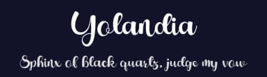 Yolandia by Yan Studio — Script Handwritten Font — thumbnail 2