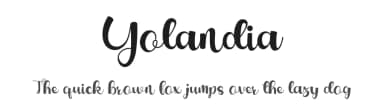 Yolandia by Yan Studio — Script Handwritten Font — thumbnail 1