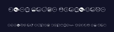 DIST Yolks Emoticons by TypeLand — Dingbats Font — thumbnail 2