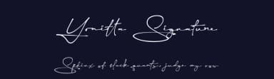 Yonitta Signature by Mozyen Studio — Script Handwritten Font — thumbnail 2