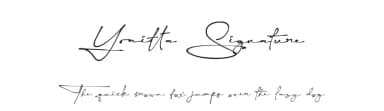Yonitta Signature by Mozyen Studio — Script Handwritten Font — thumbnail 1