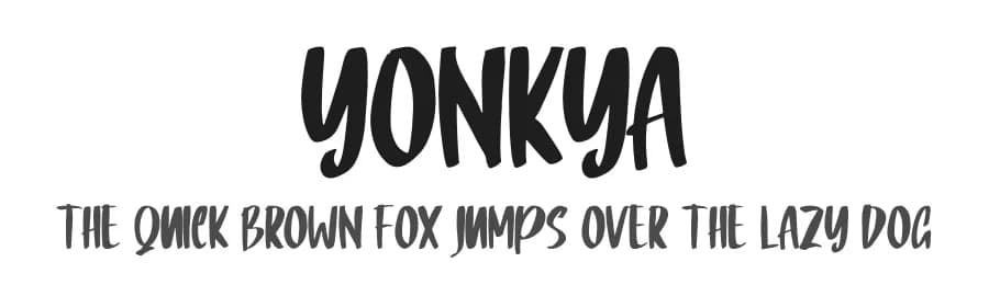 Yonkya by Skiiller Studio — Script Handwritten Font
