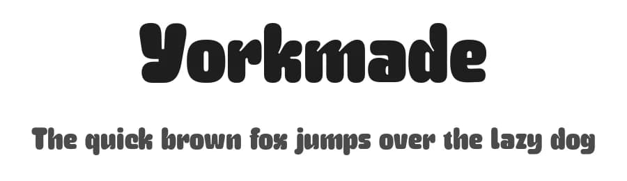 Yorkmade by Limitype — Sans Serif Font