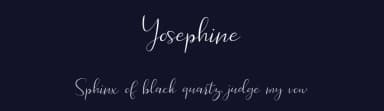 Yosephine by Pria Admaja — Script Handwritten Font — thumbnail 2