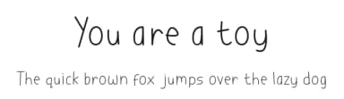 You are a toy by Chequered Ink — Script Handwritten Font — thumbnail 1