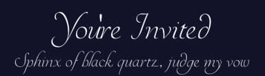 You're Invited by Mario Arturo — Script Handwritten Font — thumbnail 2