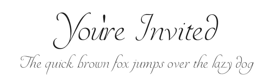 You're Invited by Mario Arturo — Script Handwritten Font
