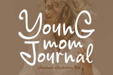 Young Mom Journal Font by Keithzo (7NTypes) — Script Handwritten Font — thumbnail 1