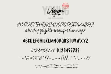 Young Vigor Duo Font by Khurasan — Script Handwritten Font — thumbnail 7