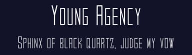 Young Agency by Adhitya Dwi Cahyo — Sans Serif Font — thumbnail 2