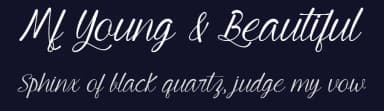 Mf Young & Beautiful by Misti's Fonts — Script Handwritten Font — thumbnail 2