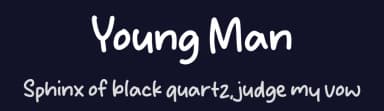 Young Man by MJType — Script Handwritten Font — thumbnail 2