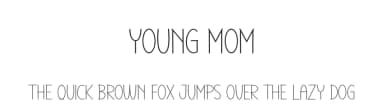 Young Mom by Andi Moz — Script Handwritten Font — thumbnail 1