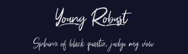 Young Robust by Khurasan — Script Handwritten Font — thumbnail 2