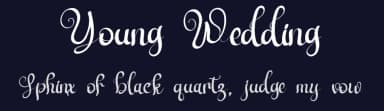 Young Wedding by Eddy Goodboy — Script Handwritten Font — thumbnail 2