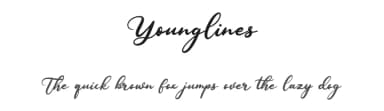 Younglines by Maulana Creative — Script Handwritten Font — thumbnail 1