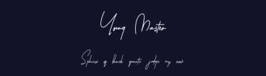 Young Master by Kateeng Ciu — Script Handwritten Font — thumbnail 2