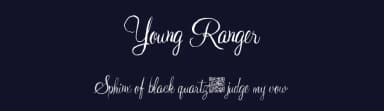 Young Ranger by Xerographer Fonts — Script Handwritten Font — thumbnail 2