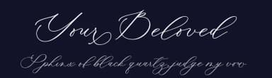 Your Beloved by Four Lines — Script Handwritten Font — thumbnail 2