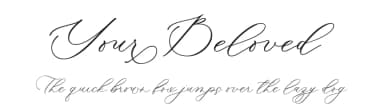Your Beloved by Four Lines — Script Handwritten Font — thumbnail 1