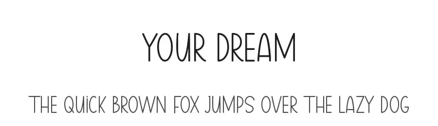 Your Dream by Danar Nugroho — Script Handwritten Font