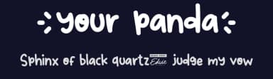 Your Panda by Edric Studio — Script Handwritten Font — thumbnail 2