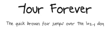 Your Forever by Ame Jay — Script Handwritten Font — thumbnail 1