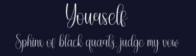 Yourself by Andi Moz — Script Handwritten Font — thumbnail 2