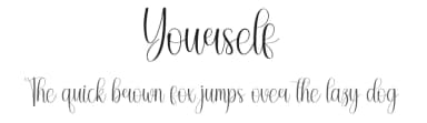 Yourself by Andi Moz — Script Handwritten Font — thumbnail 1