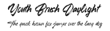 Youth Brush Daylight by Kotak Kuning Studio — Script Handwritten Font — thumbnail 1
