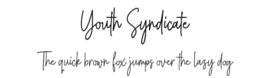 Youth Syndicate by Heinzel Std — Script Handwritten Font — thumbnail 1