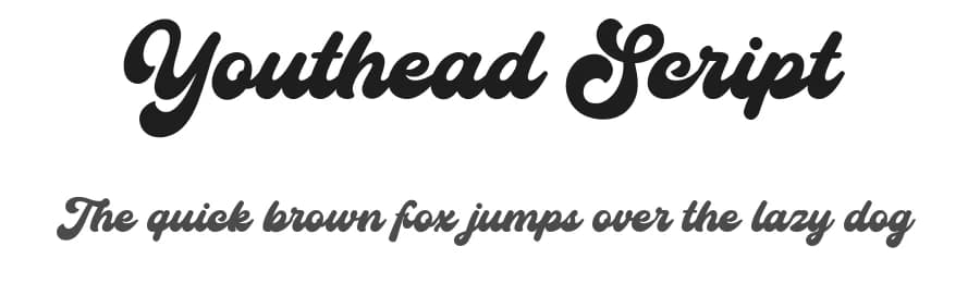 Youthead Script by Namara Creative — Script Handwritten Font