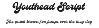Youthead Script by Namara Creative — Script Handwritten Font — thumbnail 1