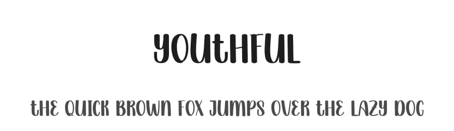 Youthful by Scratchones — Script Handwritten Font