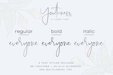 Youthness Font by Dharmas Studio — Script Handwritten Font — thumbnail 3