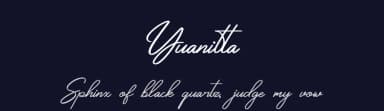 Yuanitta by Gracetype Studio — Script Handwritten Font — thumbnail 2