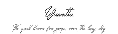 Yuanitta by Gracetype Studio — Script Handwritten Font — thumbnail 1