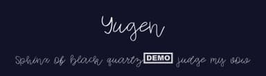 Yugen by Mr. Typeman — Script Handwritten Font — thumbnail 2
