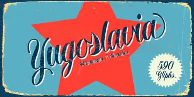 Yugoslavia Font by Fernando Haro — Script Handwritten Font — thumbnail 1